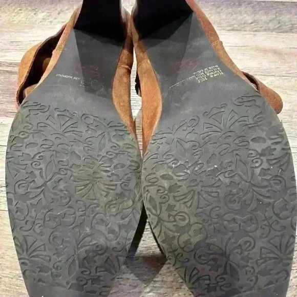 Markon Suede heel boots Leather upper balance man made material. Slightly worn - Picture 5 of 5